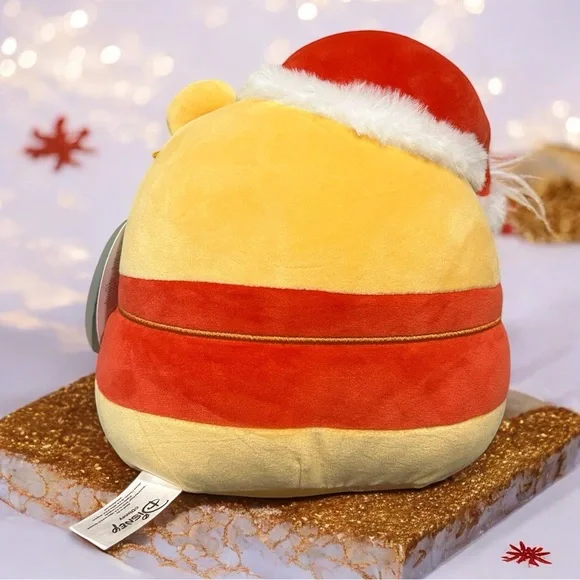 Squishmellow Disney Winnie the Pooh Santa Hat 8" - Picture 3 of 4